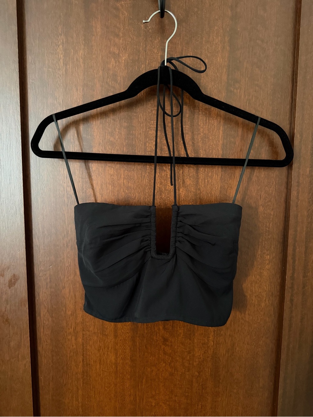 Abercrombie & Fitch Tie-Back Crop Top
